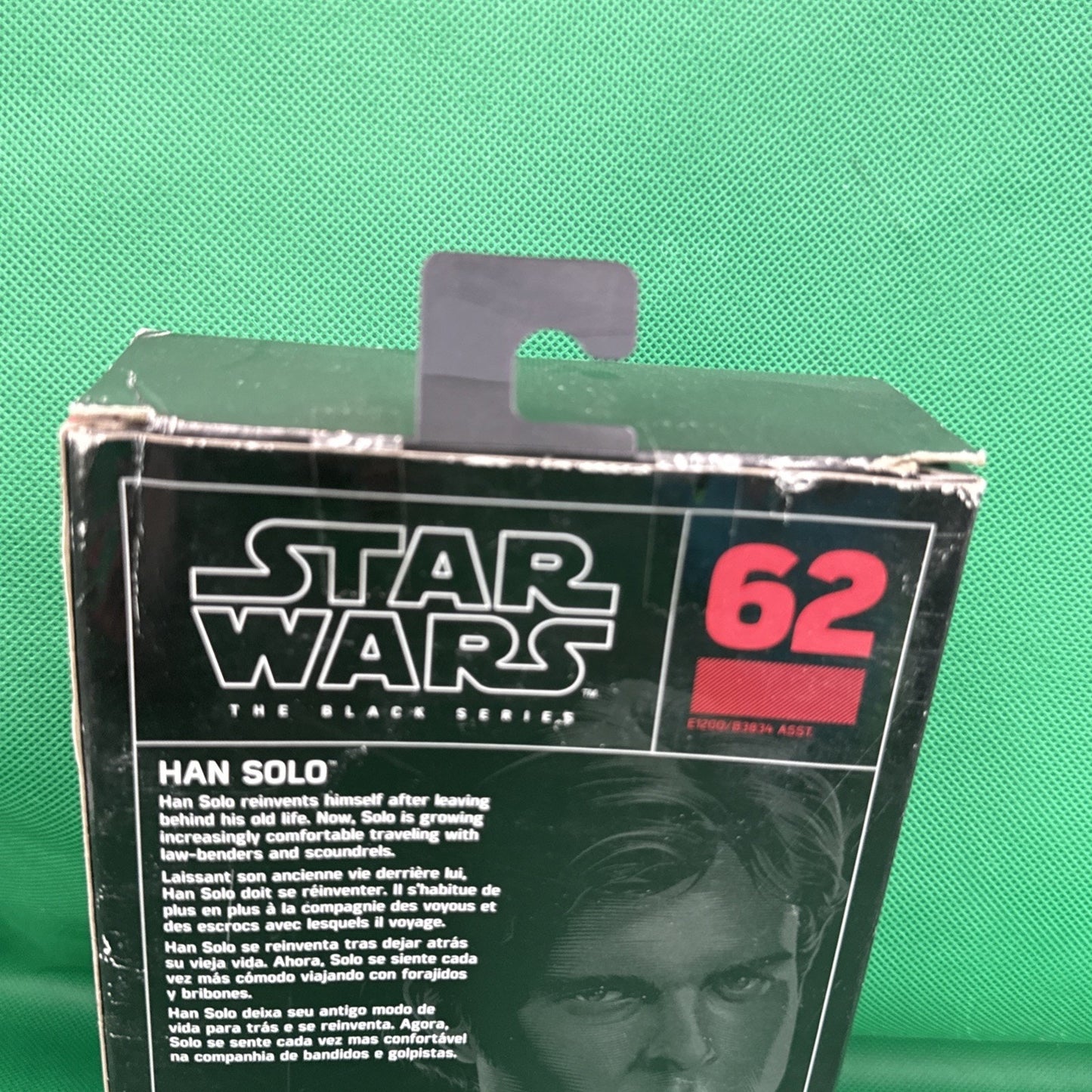 Han Solo Star Wars The Black Series 6" Action Figure Hasbro #62 NEW