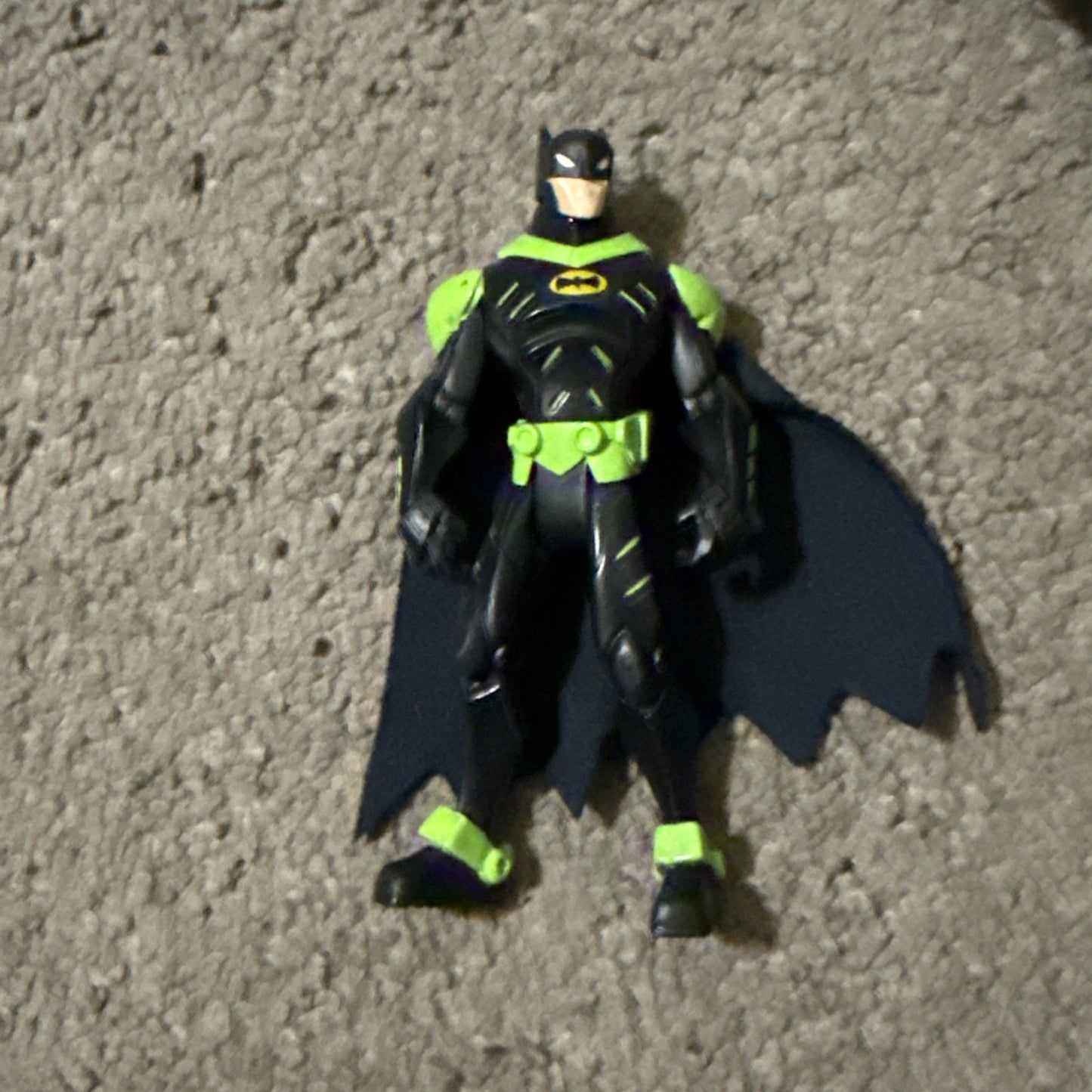 2005 Batman Animated Series Neon Green & Black Figurine Toy Action Figure