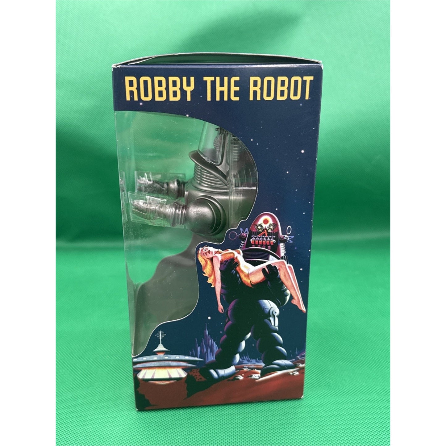 New Robby The Robot Forbidden Planet Funko Wacky Wobbler Bobblehead Boxed SciFi
