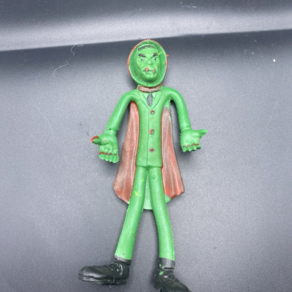 Vtg. Bendy Dracula Vampire 4 3/4" Posable Figure I