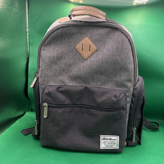 Eddie Bauer Places & Spaces Bridgeport Diaper Bag Backpack Cooler Bottle Pocket