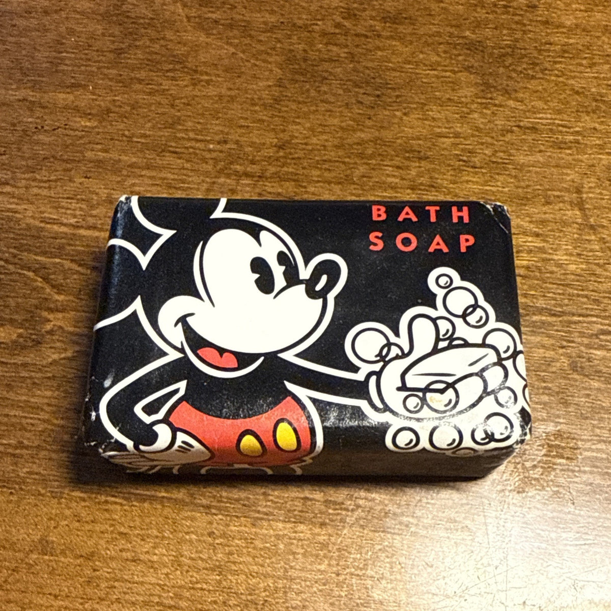 One ( 1 ) Bar of Mickey Mouse Bath Soap 1955 Club Disney Resorts