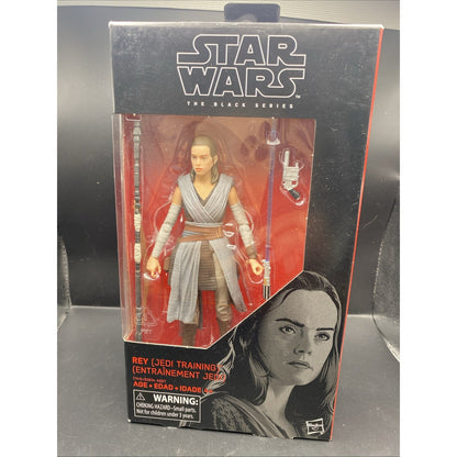 Rey Star Wars the Black Series Action Figure With Lightsaber (package unopened)