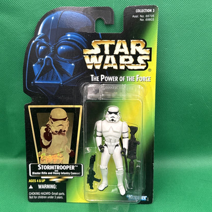 Kenner Star Wars Power of The Force Green Card Stormtrooper Action Figure