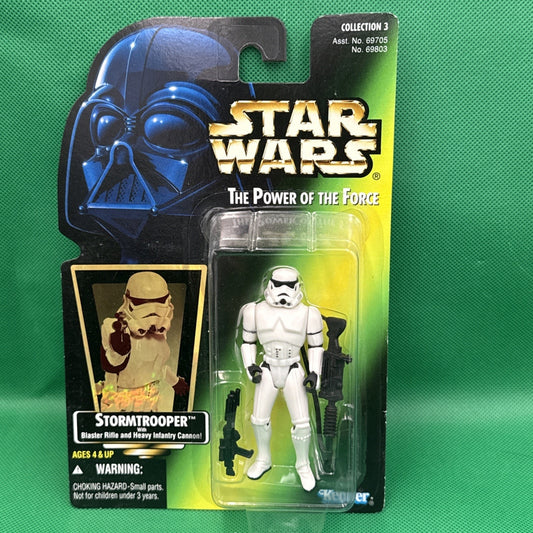 Kenner Star Wars Power of The Force Green Card Stormtrooper Action Figure