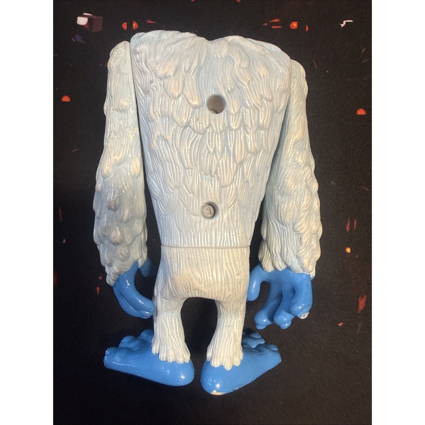DISNEY PIXAR MONSTERS INC YETI 4.5" FIGURE ABOMINABLE SNOWMAN MCDONALDS TOY