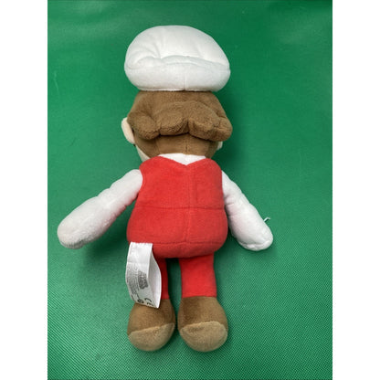 Super Mario Bros White Mario Character Plush 10" Stuffed Toy Nintendo -Read Desc