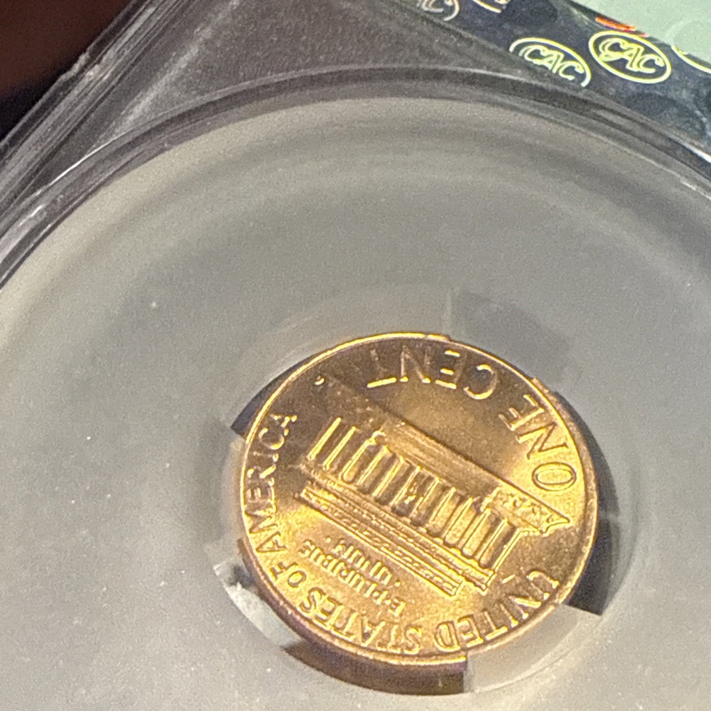 1977 LINCOLN CENT CACG MS67 RED