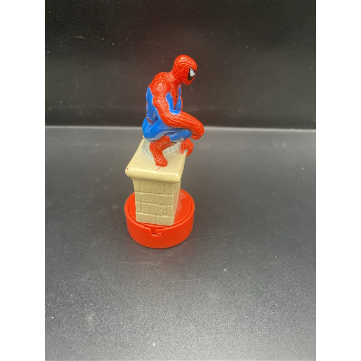 VTG Marvel Comics Spiderman Figural pvc stamper figure great molding NM+