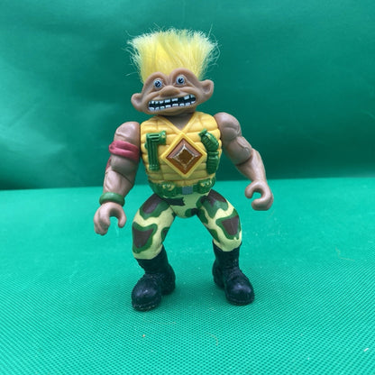 Vintage 1993 Stone Protectors Troll Angus The Soldier Action Figure 5"