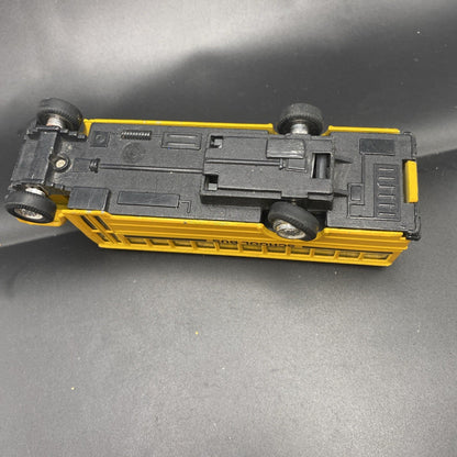 Vintage Diecast School Bus - MB Wolverine Holding LLC - 5.5" Yellow Metal Toy