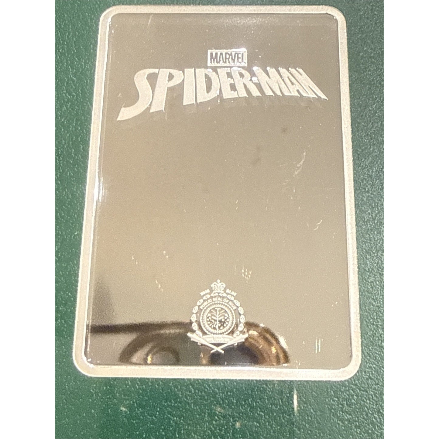 2026 Agoro SPIDER-MAN Comic Art Trading Coin Emerald Mintage 1oz Silver #143/250