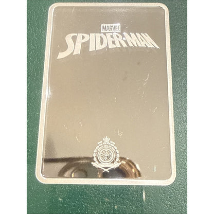 2026 Agoro SPIDER-MAN Comic Art Trading Coin Emerald Mintage 1oz Silver #143/250