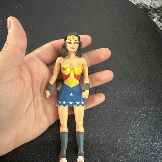 DC Comics Wonder Woman Posable Rubber NJCroce Action Figure Toy S13