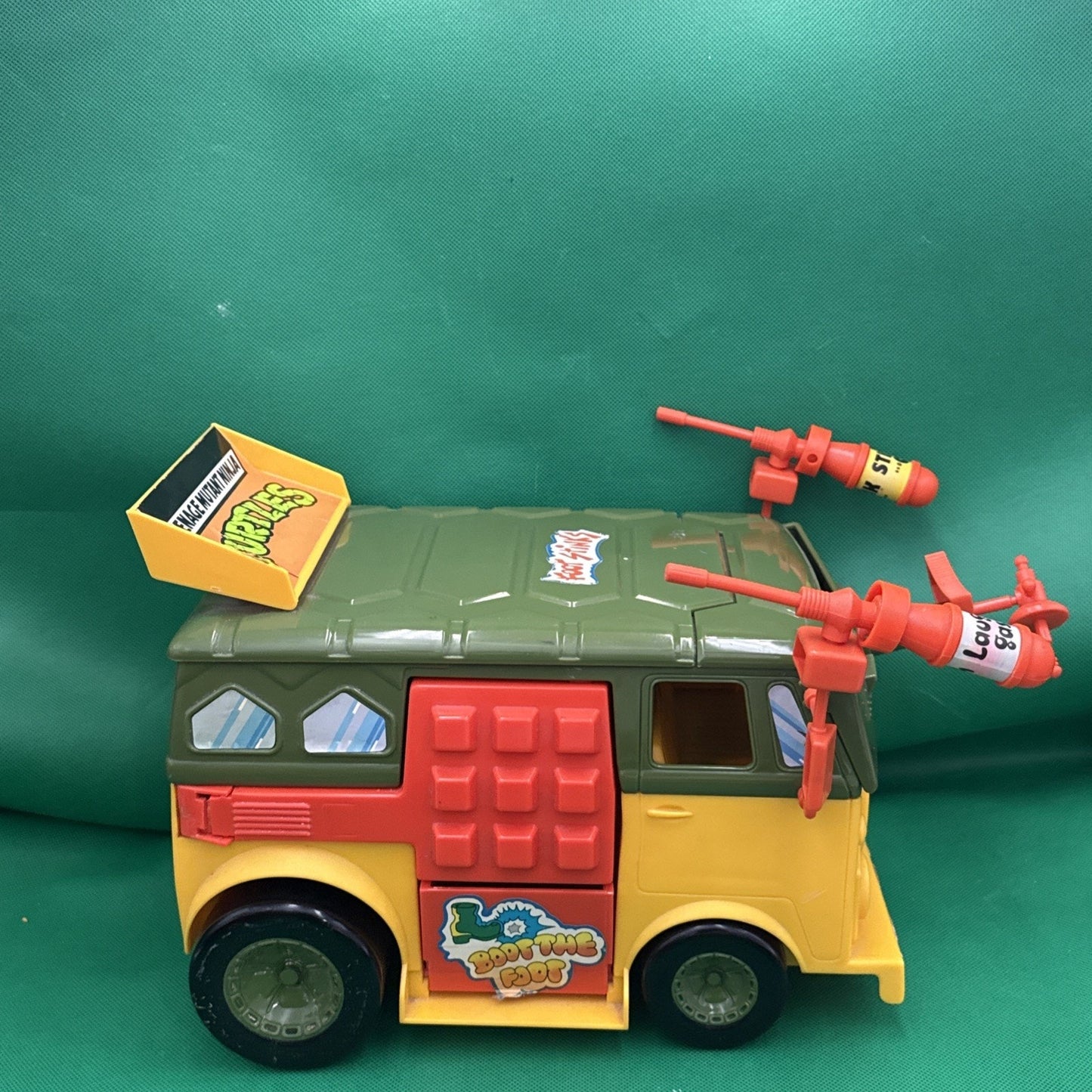 Vintage 1989 Playmates Teenage Mutant Ninja Turtles Party Wagon - 100% COMPLETE