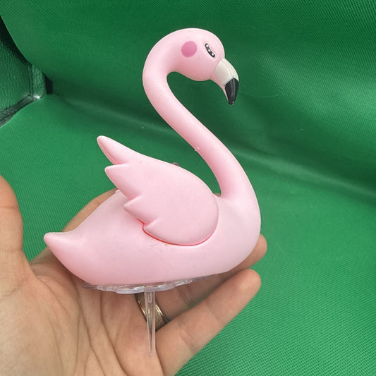 Plastic Flamingo Cake Topper