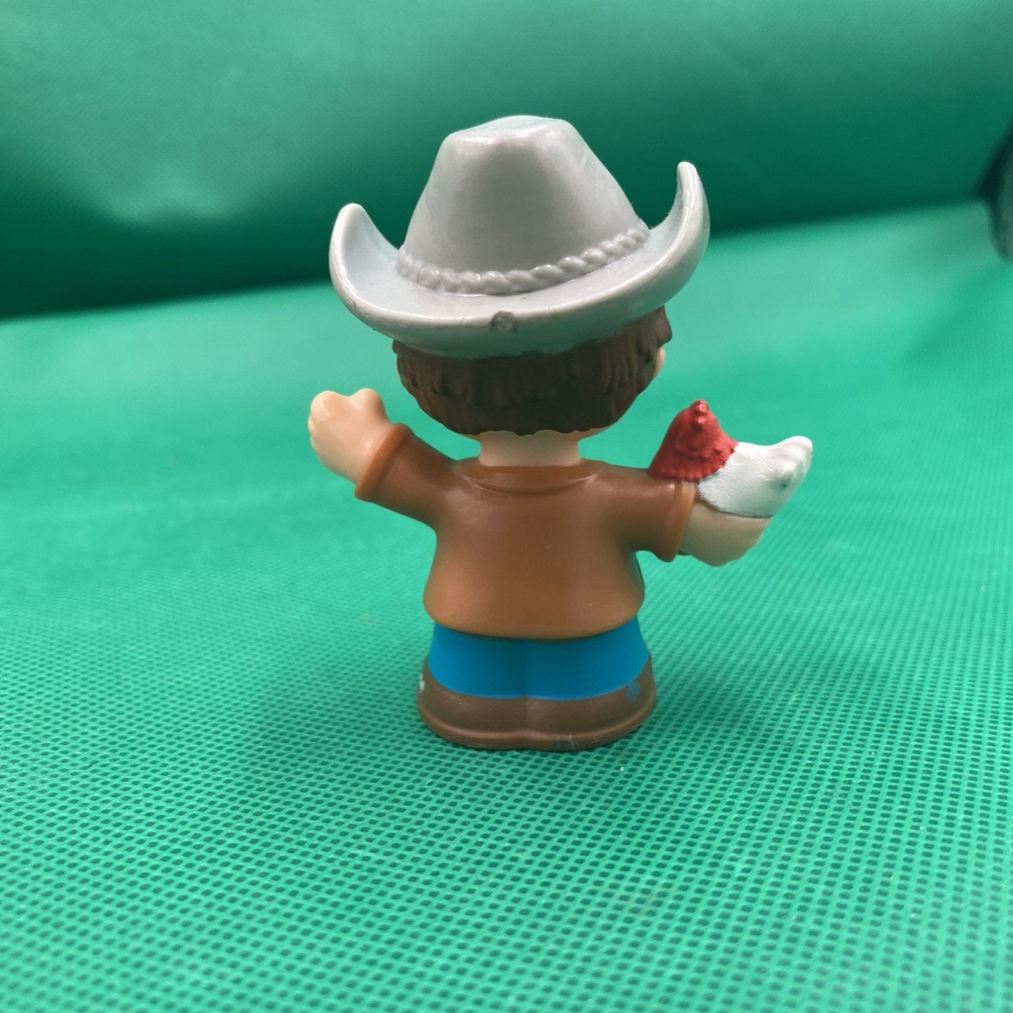 Fisher Price Little People Replacement Farmer Cowboy 2016 Holding a Chicken