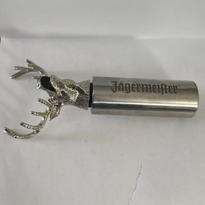 Jagermeister Stainless Steel Neck Extender with Stag Head Pourer