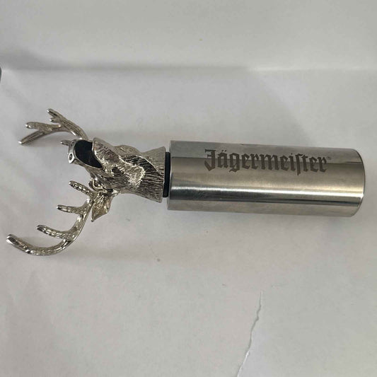 Jagermeister Stainless Steel Neck Extender with Stag Head Pourer