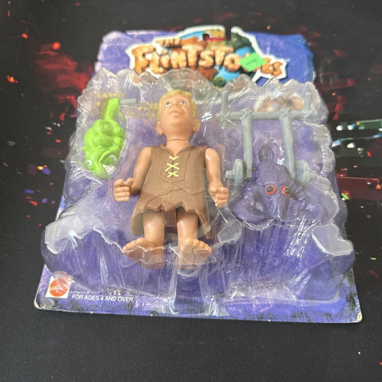 1994 The Flintstones Movie Lawn Mowin' Barney Figure