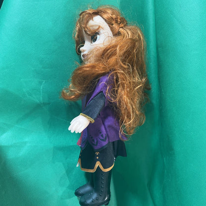 Jakks Pacific Disney Frozen 2 Anna Doll 14" Talks Sings Black Dress Red Hair