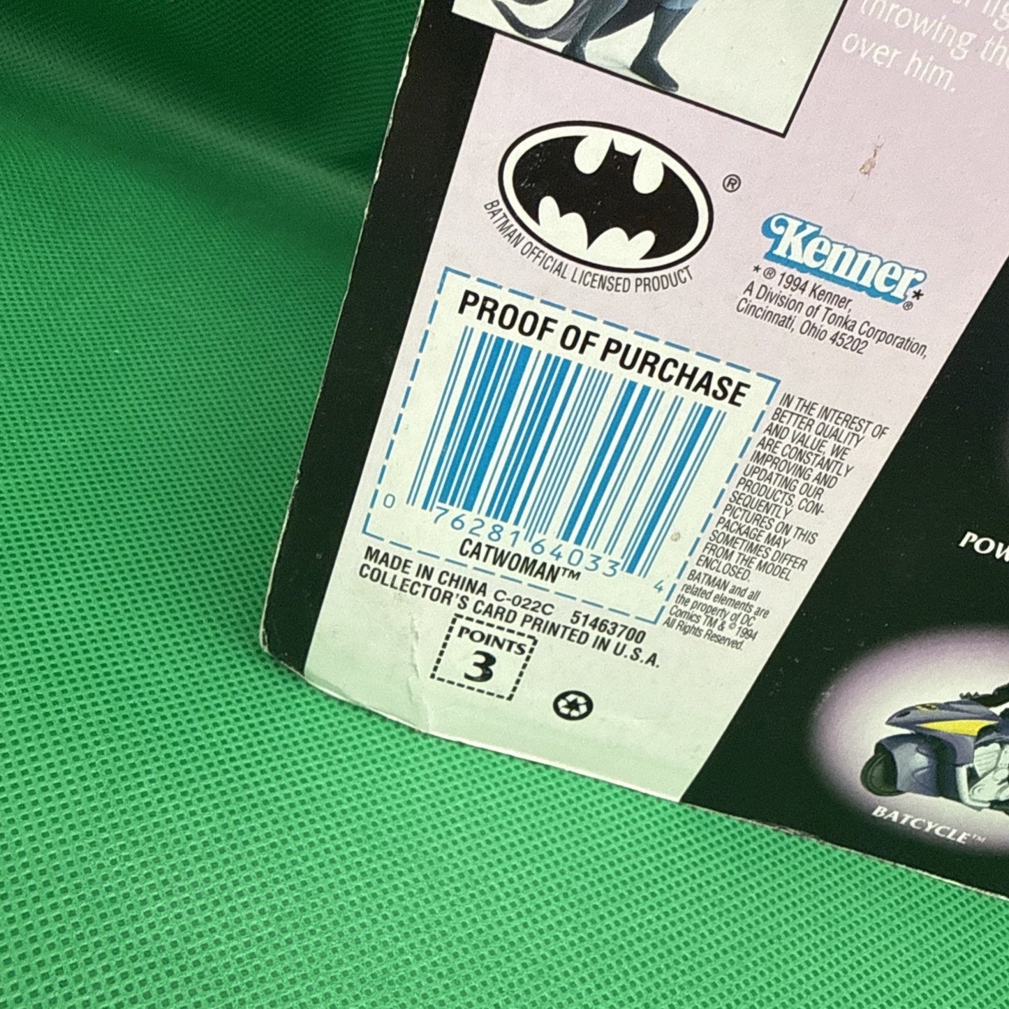 1994 KENNER LEGENDS OF BATMAN CATWOMAN Action Figure Vintage Collectible