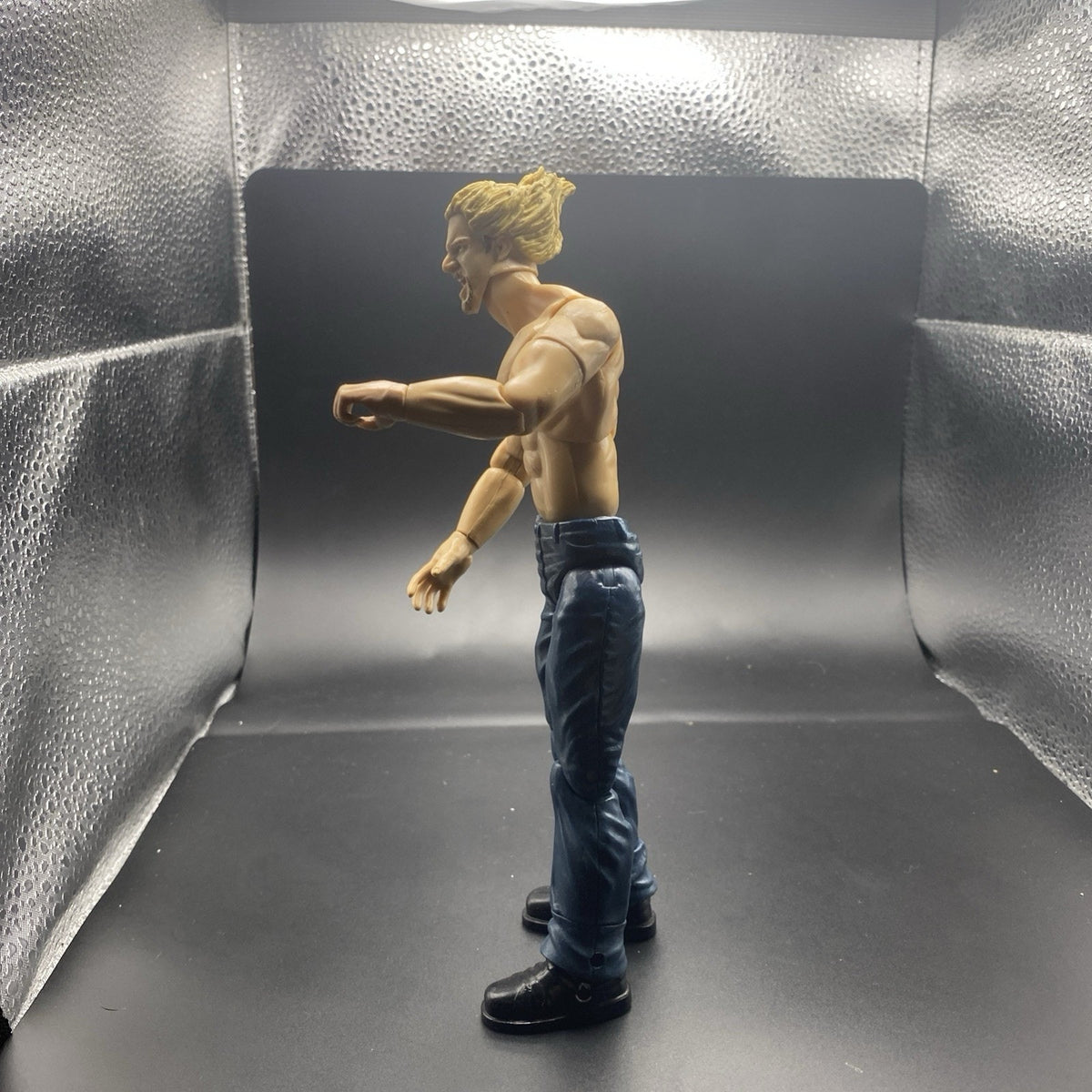Jakks 2000 WWE Titan Tron Live Chris Jericho Wrestling Action Figure Jeans Loose