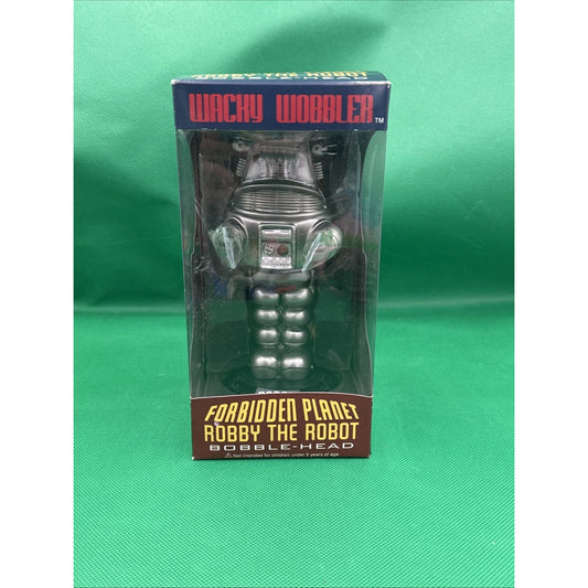 New Robby The Robot Forbidden Planet Funko Wacky Wobbler Bobblehead Boxed SciFi