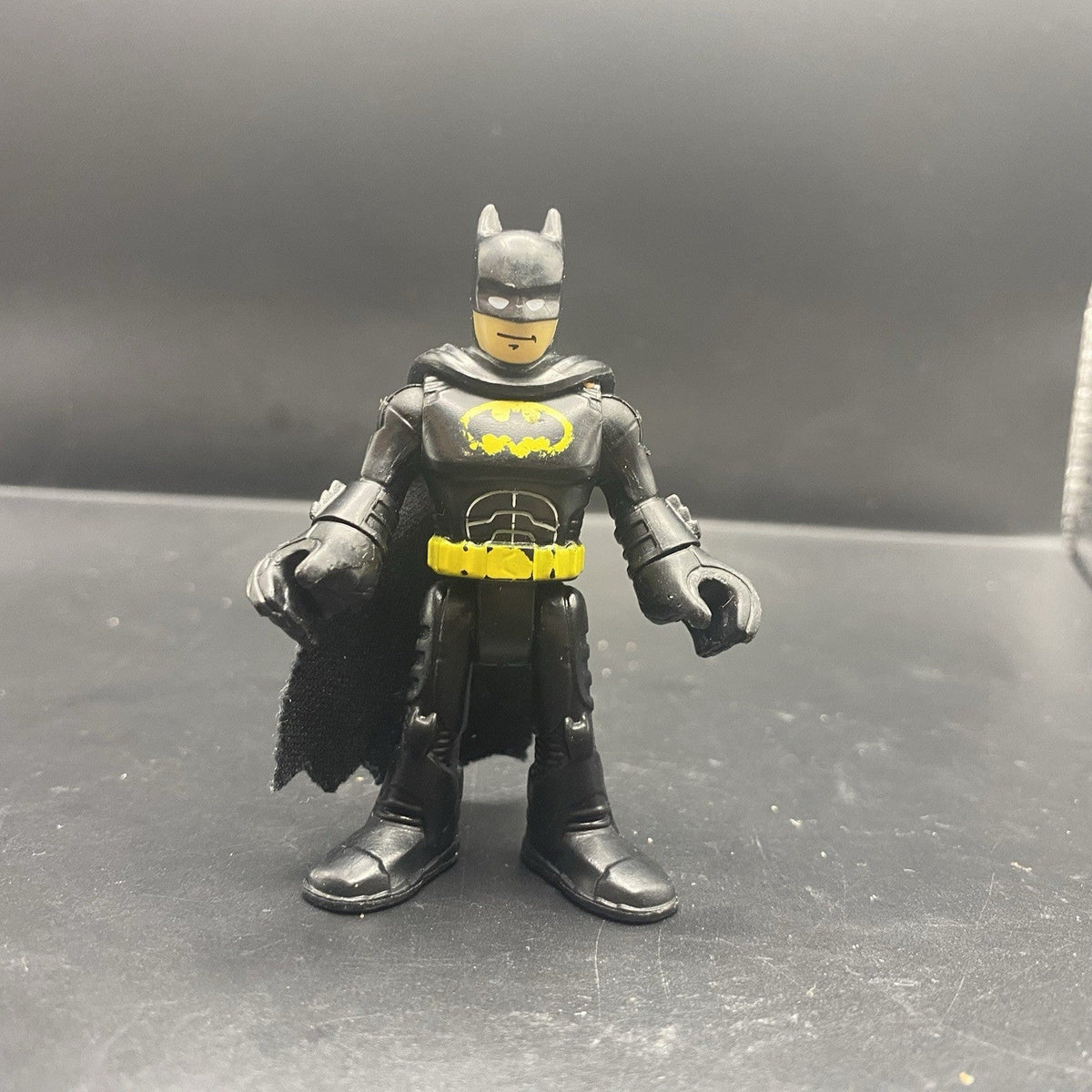 Fisher-Price Imaginext DC Super Friends Batman 3" Action Figure Black Yellow