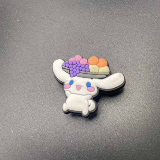 Cinnamoroll Fruit Platter Shoe Charm PVC Sanrio Kawaii Food Clog