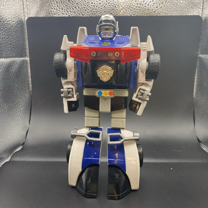 Vintage Bandai Power Rangers 1996 ROBO RACER Police Car Transformers Zeo Turbo 6