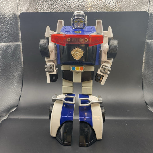 Vintage Bandai Power Rangers 1996 ROBO RACER Police Car Transformers Zeo Turbo 6