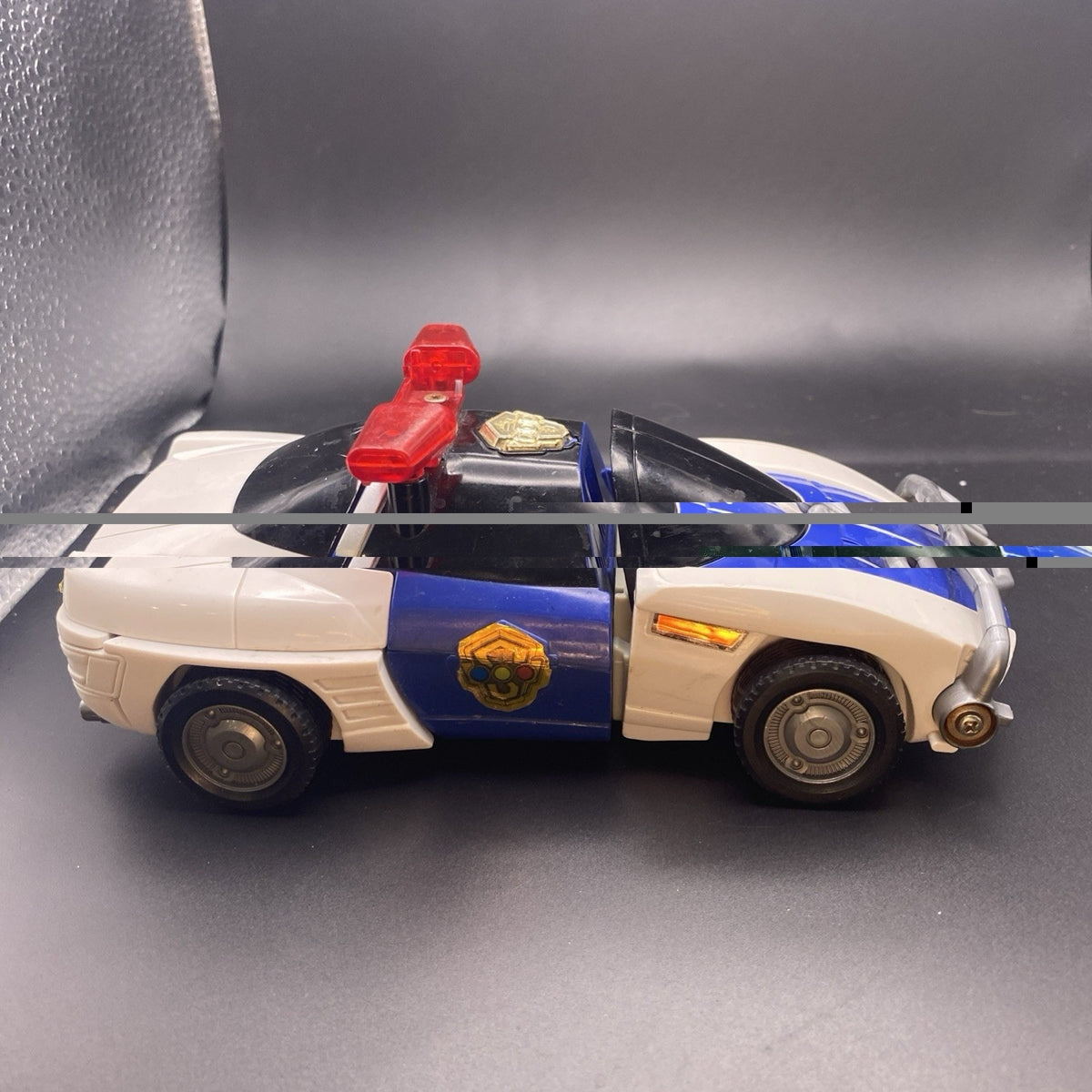 Vintage Bandai Power Rangers 1996 ROBO RACER Police Car Transformers Zeo Turbo 6