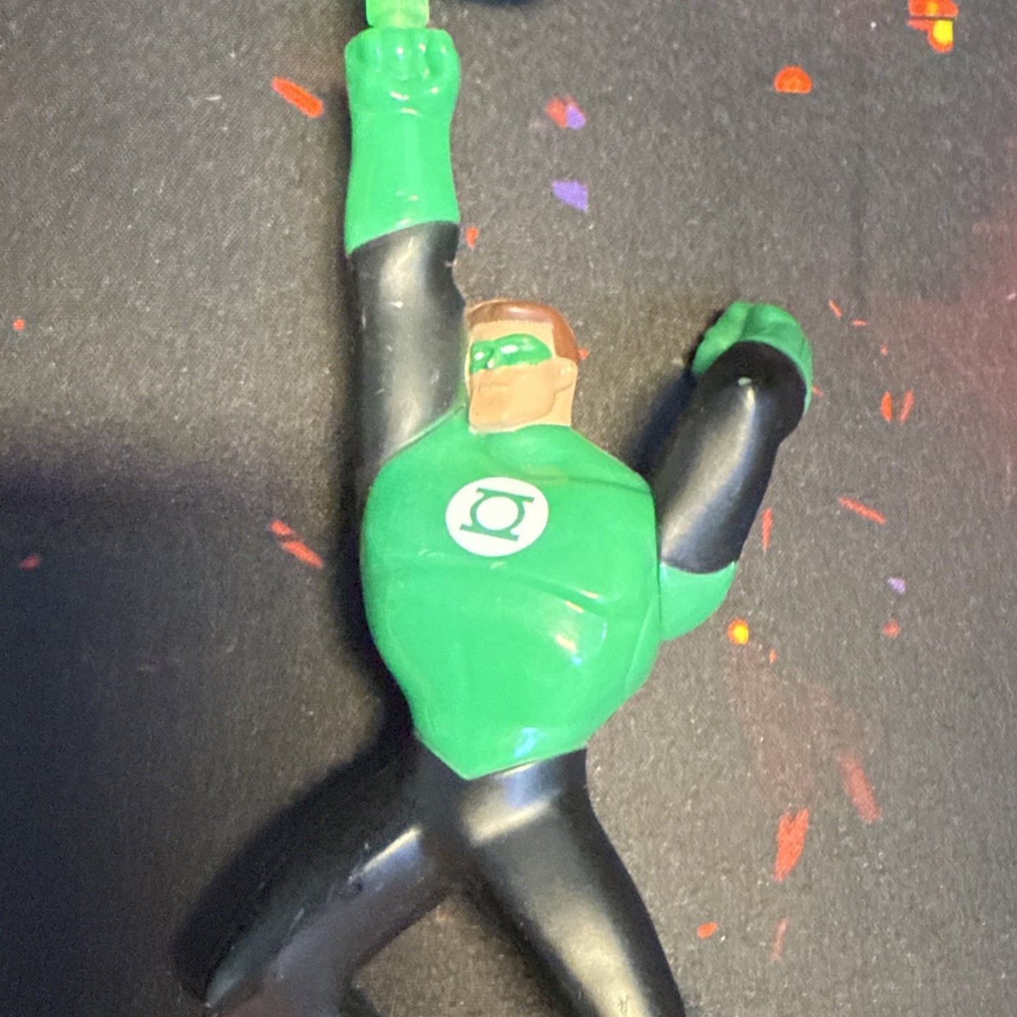 2012 McDonald's Happy Meal Toy DC Comics Green Lantern Spin Action Figure (6.5")