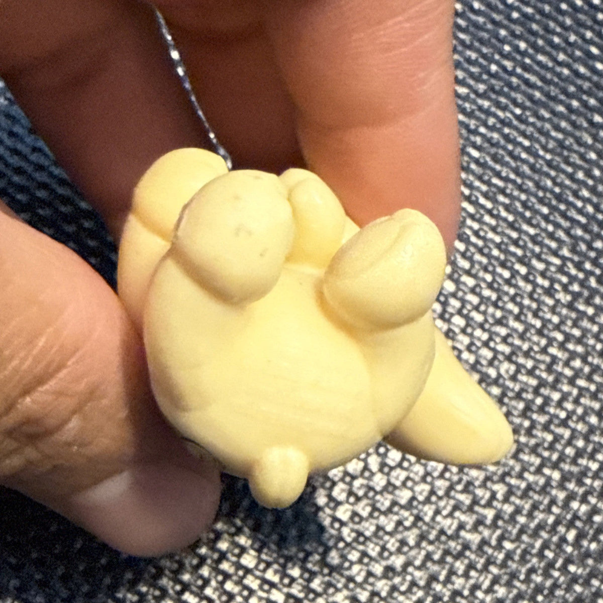 Raising Canes Restaurants 2" PVC Pencil or Straw Topper Figure - Puppy Dog Tan