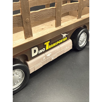 Dino Transporter Truck Kids Toy Removable Bed Not Tested USA Seller