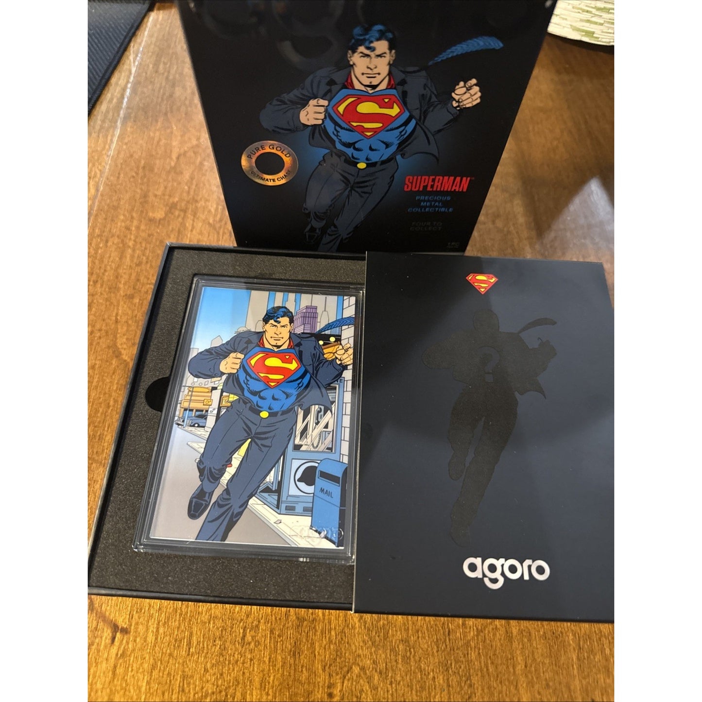 2026 Niue Agoro DC Superman Tier 1 Blind Box Opened 5 Gram Silver Foil 0829/3450