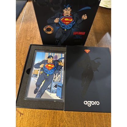 2026 Niue Agoro DC Superman Tier 1 Blind Box Opened 5 Gram Silver Foil 0829/3450