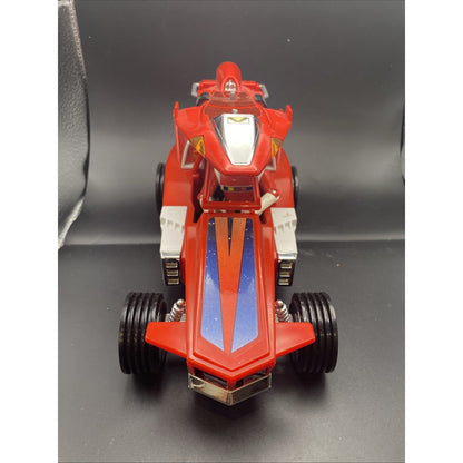 Bandai 1998 Power Rangers In Space Deluxe red Galactic Rover Vehicle, Complete
