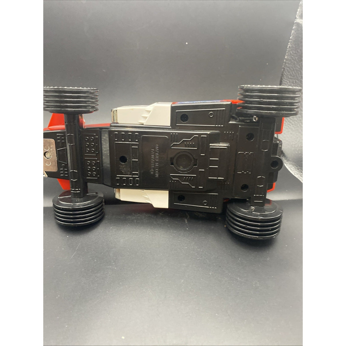 Bandai 1998 Power Rangers In Space Deluxe red Galactic Rover Vehicle, Complete