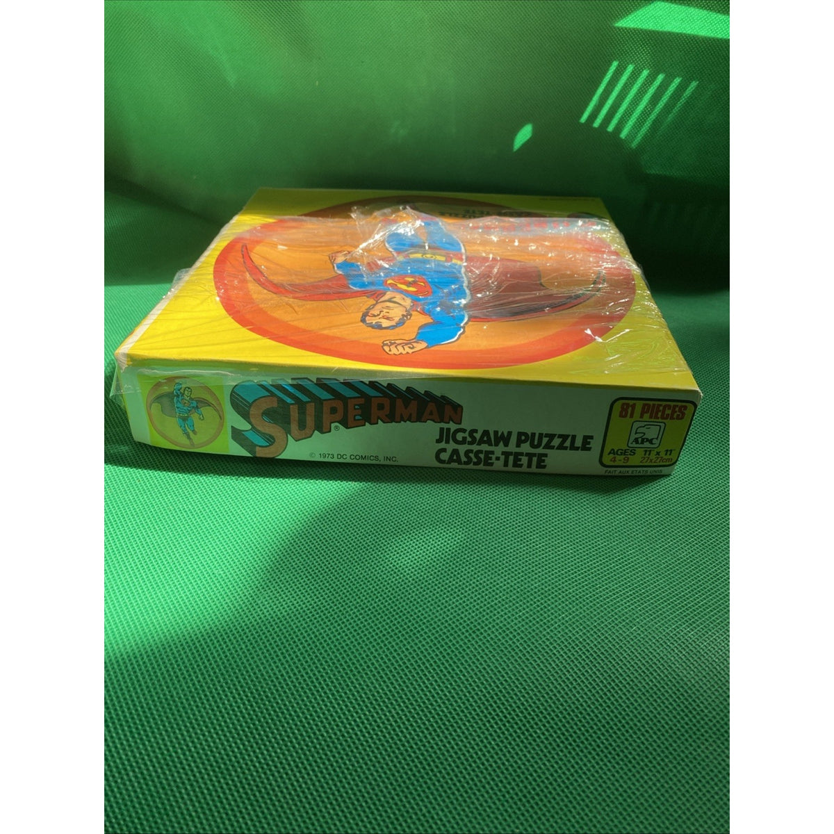 1973 Vintage Superman Jigsaw Puzzle Casse-tete DC Comics All 81 Pieces