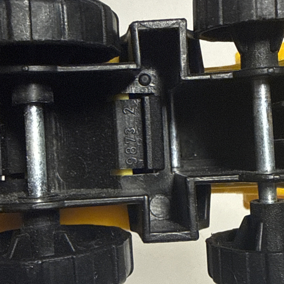 Mini Machines Vat Front Loader Backhoe 1:64 Scale Yellow Excavator