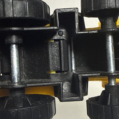 Mini Machines Vat Front Loader Backhoe 1:64 Scale Yellow Excavator
