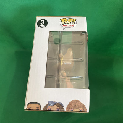 Funko Pop! Icons Whitney Houston 3 Pack Vinyl Figures Walmart Diamond Exclusive