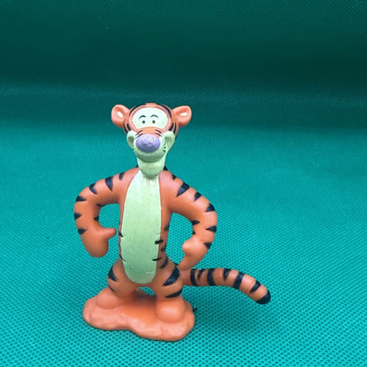 Disney 3 Inch Winnie The Pooh Tigger Plastic Figure w Base Collectible