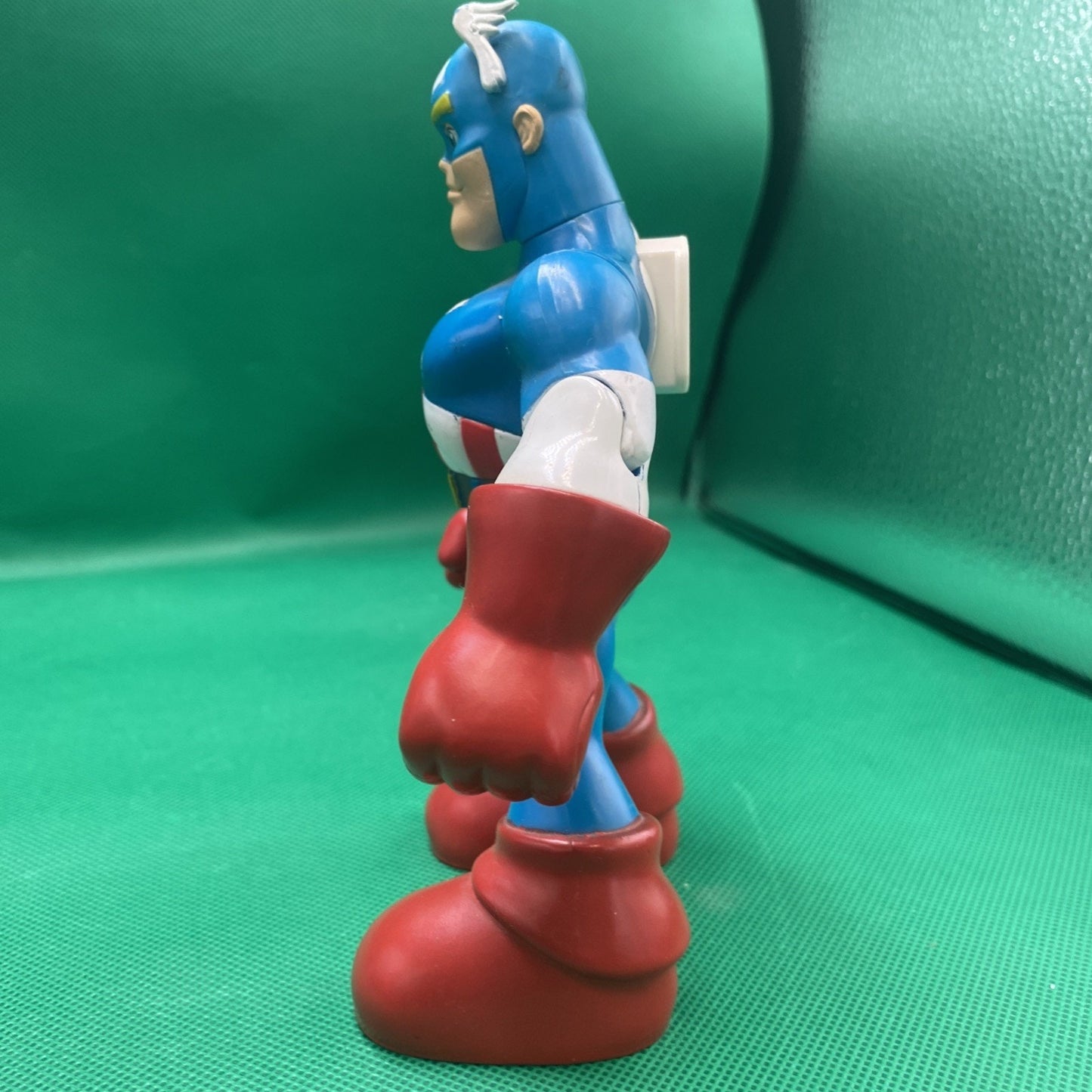 Spiderman & Friends - Air Rescue Captain America Propeller Figure 2002 Playwell
