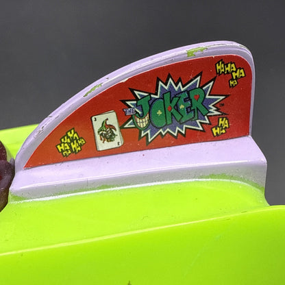 Vintage 2000 Carl's Jr Hardees DC Comics The Joker Mobile Green Toy Car Loose
