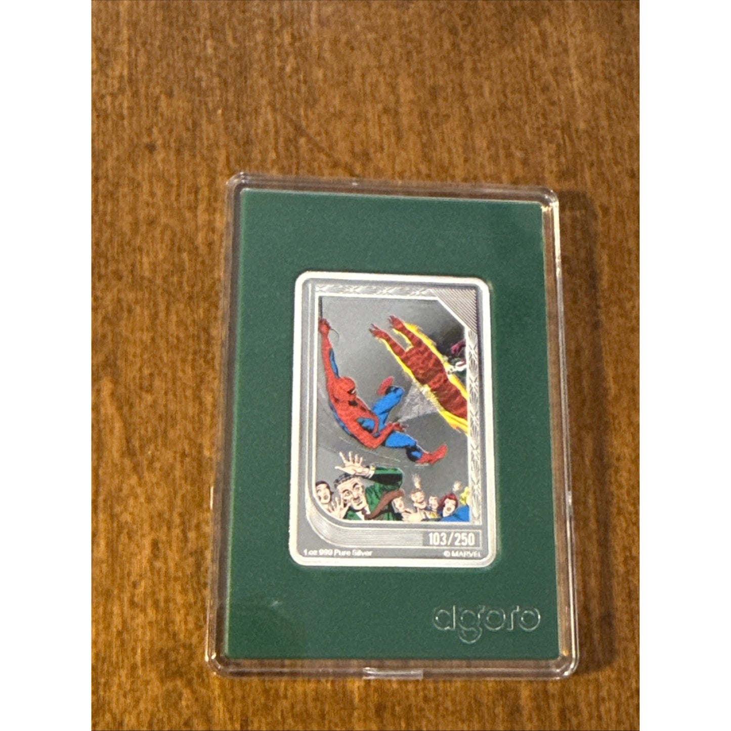 NEW 2026 Agoro Marvel Spider-Man & Human Torch Emerald Mint #103/250 💥