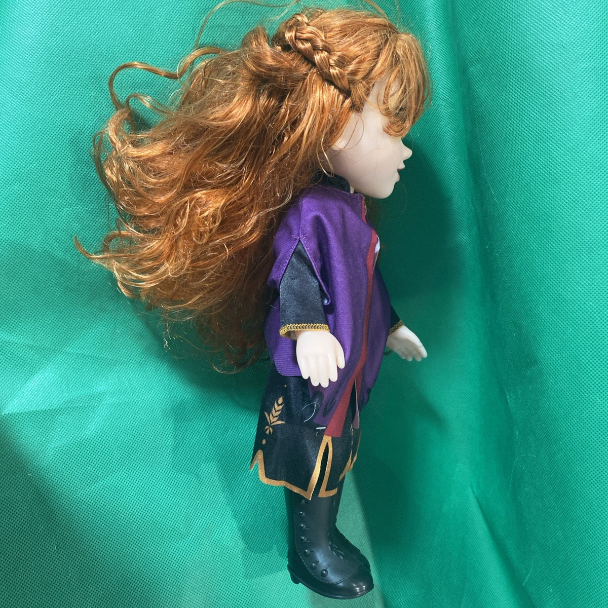Jakks Pacific Disney Frozen 2 Anna Doll 14" Talks Sings Black Dress Red Hair