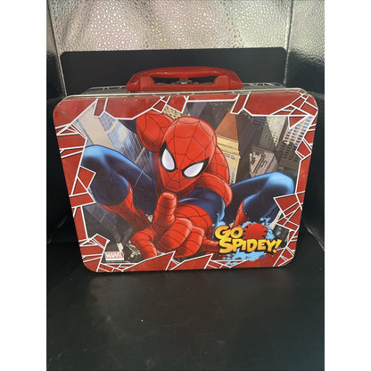 Spider-man ~3D Edition ~Marvel Comics ~Tin Lunch Box GUC